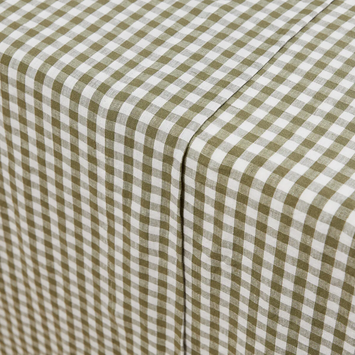 Drap Plat En Lin Lavé, Acélie Kaki — vue 3