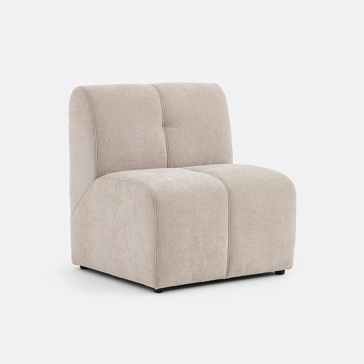 Élément Chauffeuse De Table Modulable, 1 Place, En Chenille Fine, ANETA