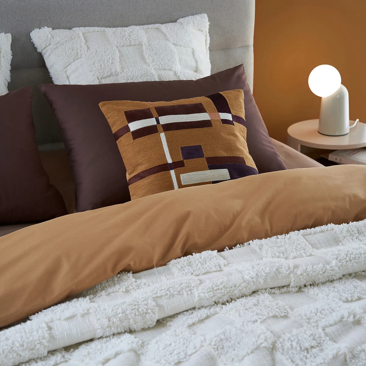 Housse De Coussin Coton Tufté 65x65 Cm, Renzo — vue 3