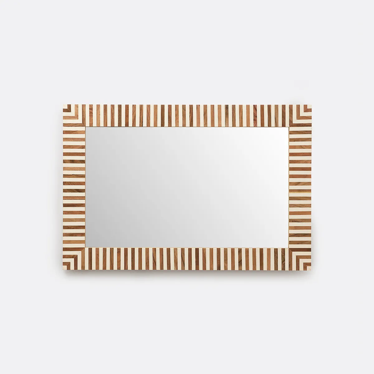 Miroir Rectangulaire Rayé, 60 X 90 Cm, ARES