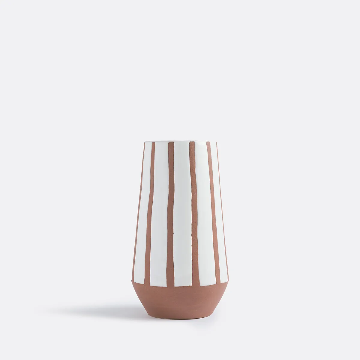 Vase En Céramique Bicolore H22 Cm, Selora