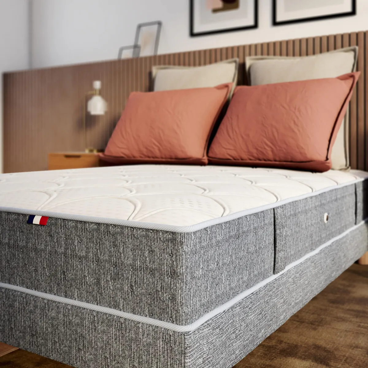 Matelas Mousse HR 35 Kg/m3, Soutien Mi-ferme, Accueil Moelleux — vue 3