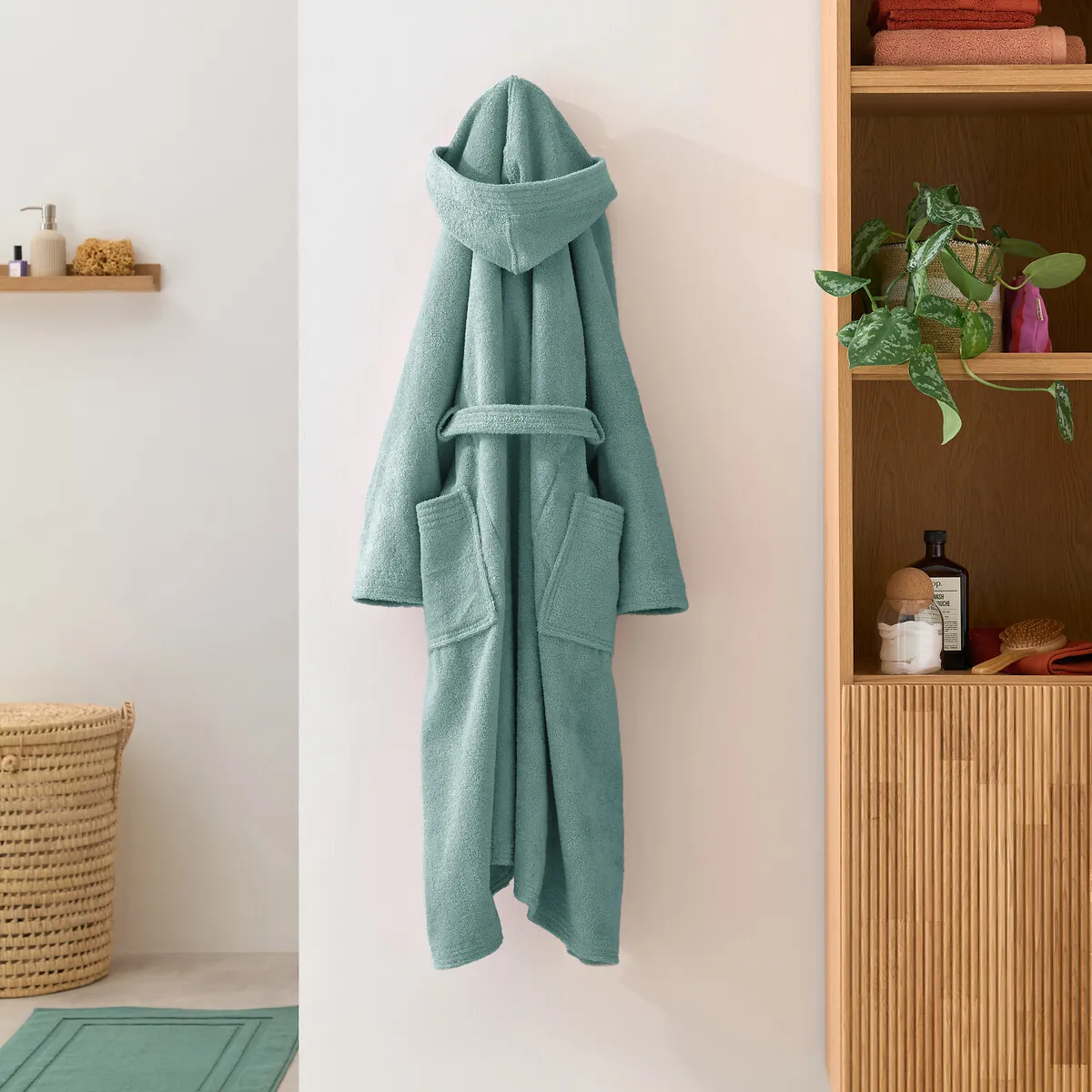 Peignoir À Capuche Éponge Personnalisé, Haxel — vue 3