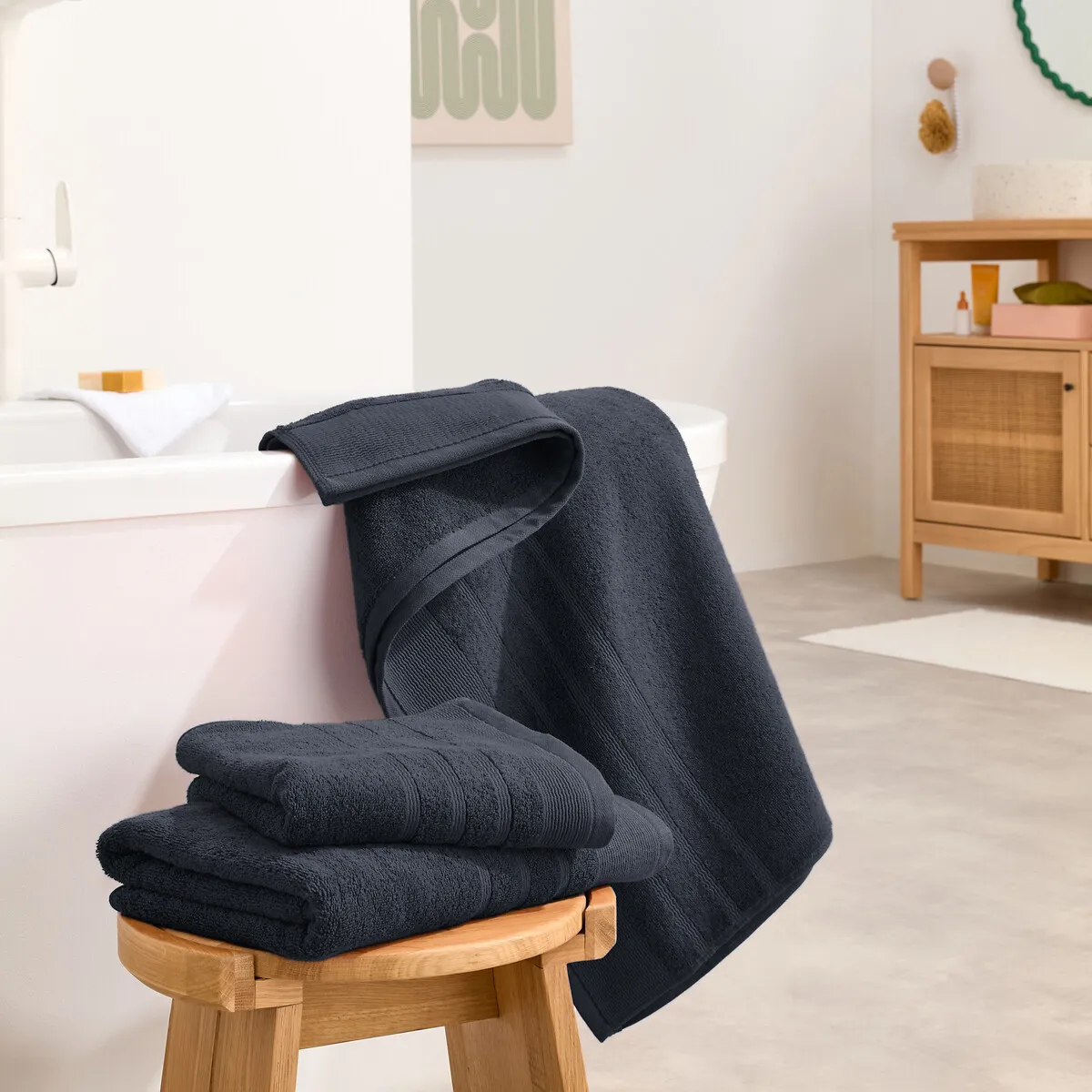 Lot De 2 Serviettes Éponge 600 G/m2, Zavara — vue 3