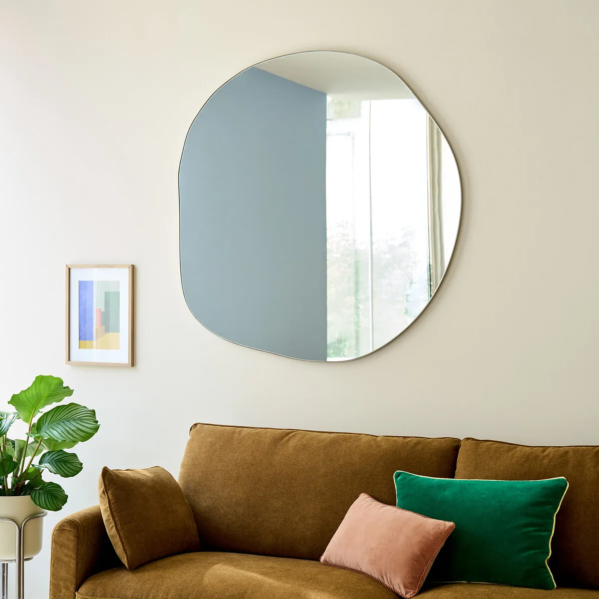 Miroir Forme Organique 120x120 Cm, Ornica — vue 3