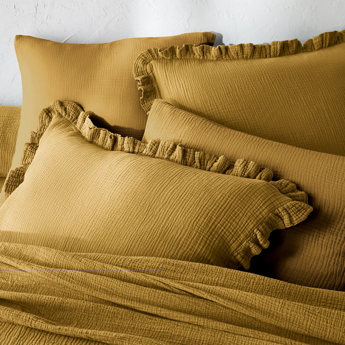 Housse De Couette Unie En Gaze De Coton, Kumla — vue 3