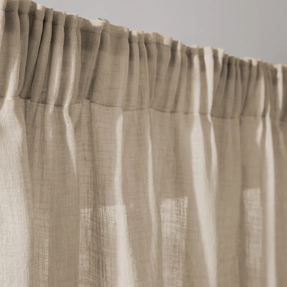 Voilage Radiateur À Galon Fronceur Et Wave, NYONG — vue 3