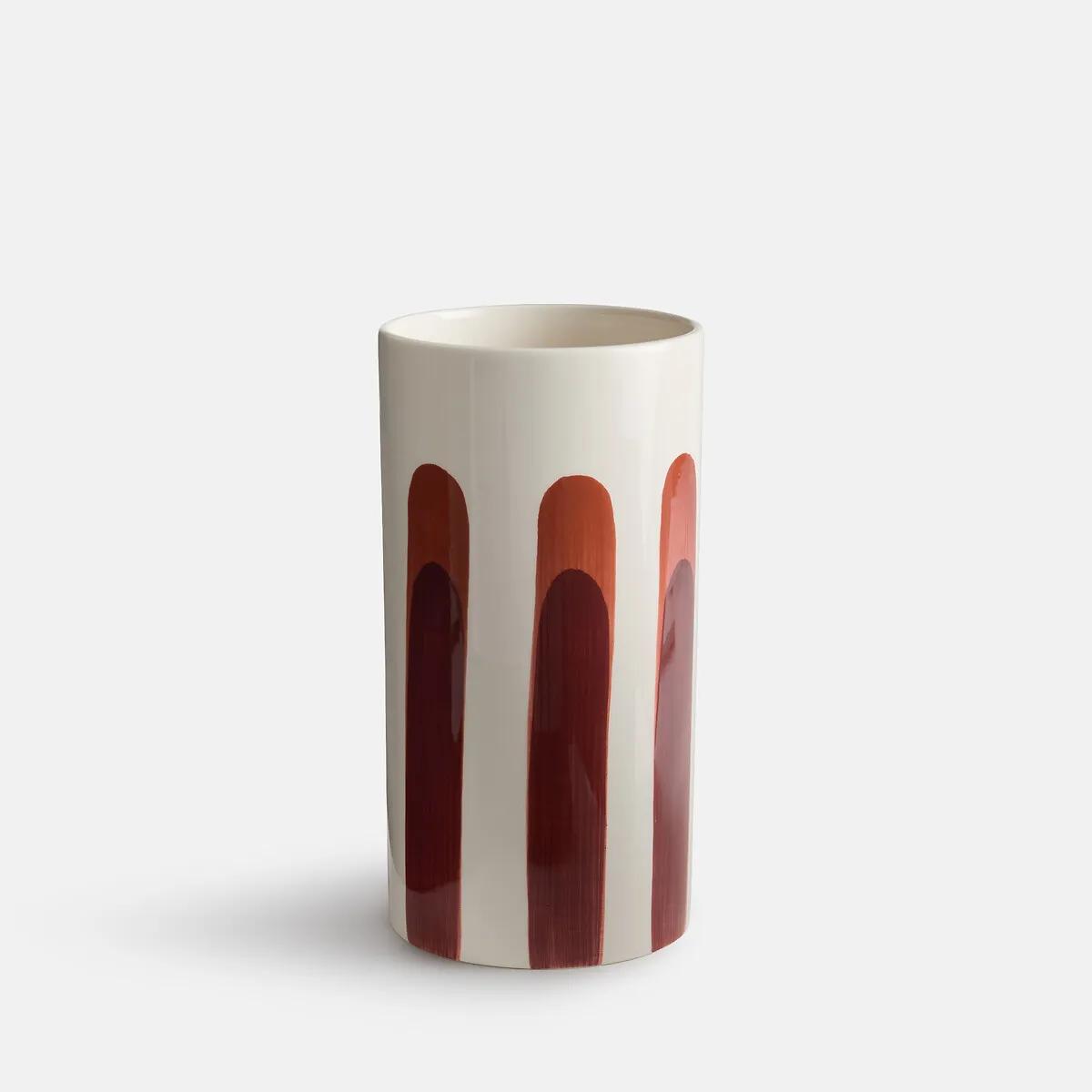 Vase En Céramique, Peint À La Main, Hauteur 25 Cm, JAOMA