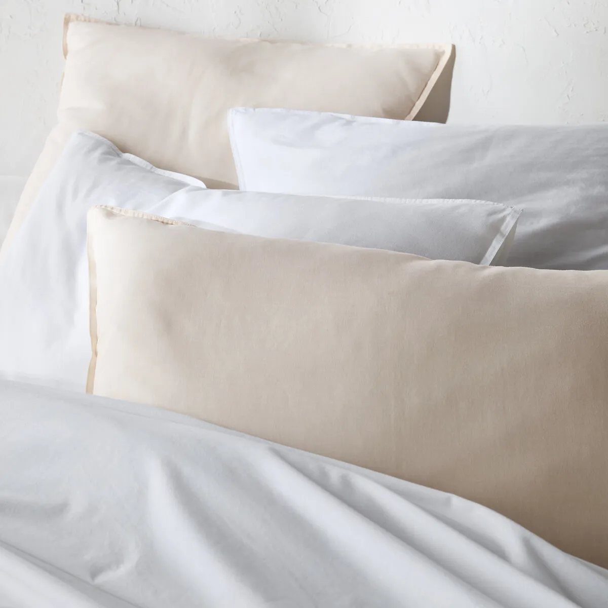 Housse De Couette Unie En Coton Lavé, Scenario — vue 3