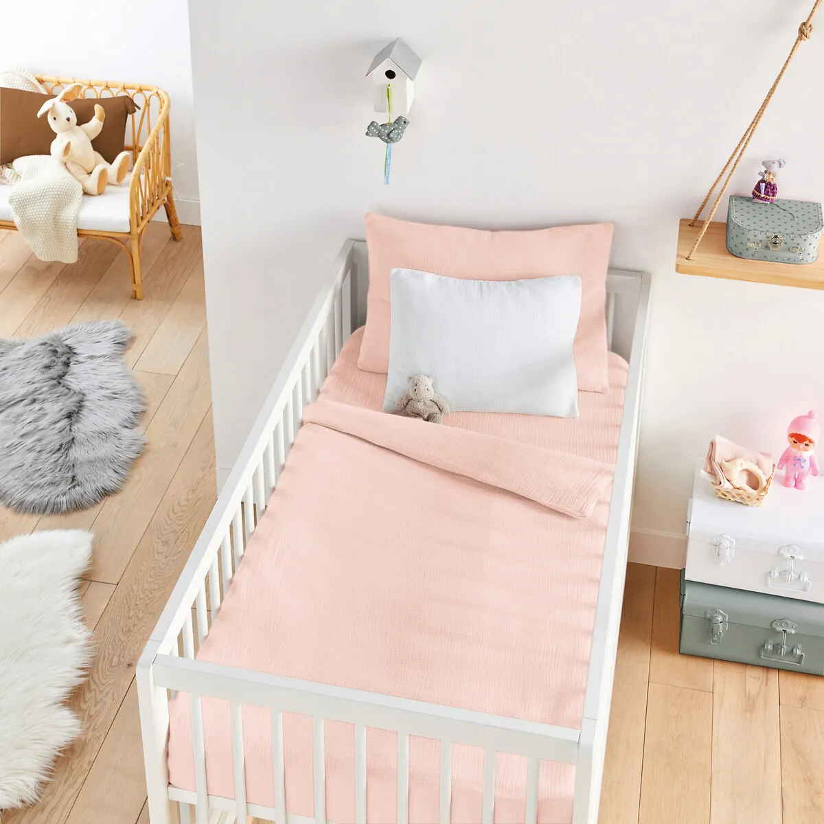 Housse De Couette Bébé, En Gaze De Coton, Kumla