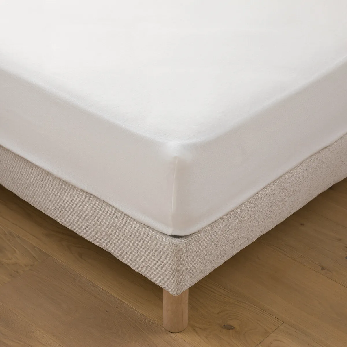 Protège-matelas, En Molleton Absorbant, Coton Bio, Hauteur Maxi 25 Cm