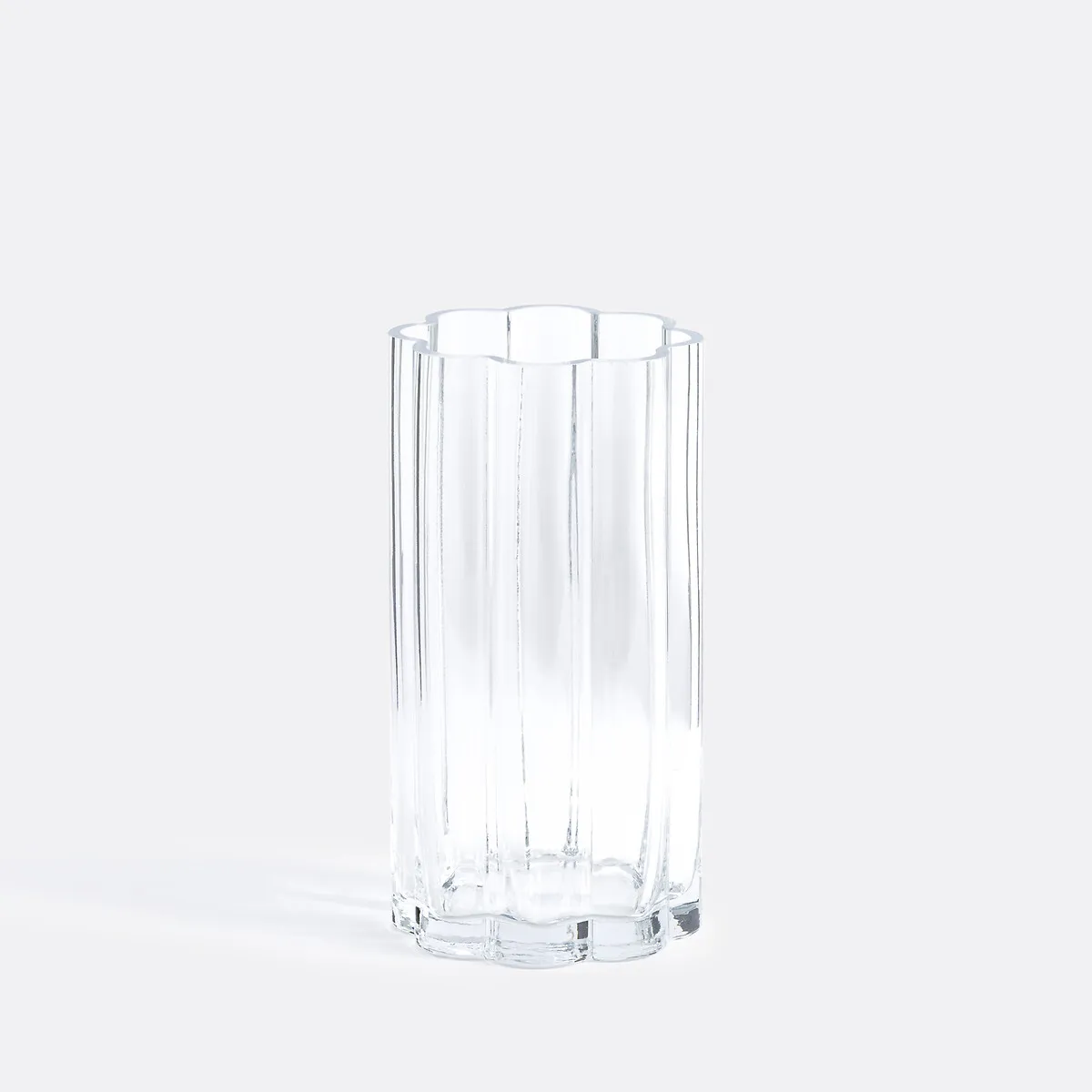 Vase En Verre Transparent H25 Cm, Helia