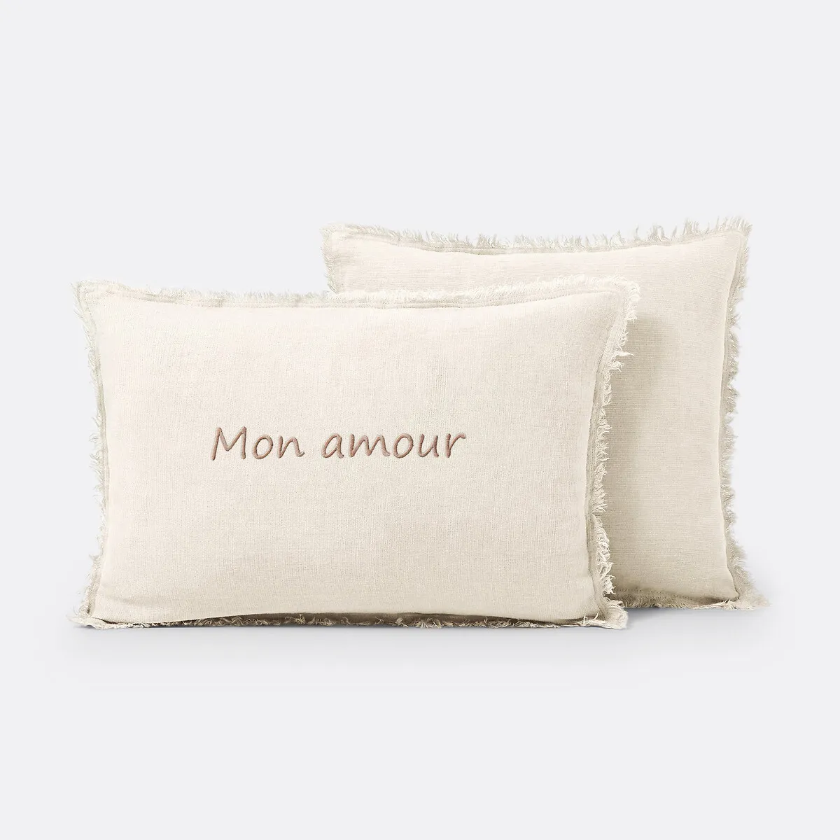 Housse Coussin Pur Lin Lavé Personnalisée, Linange
