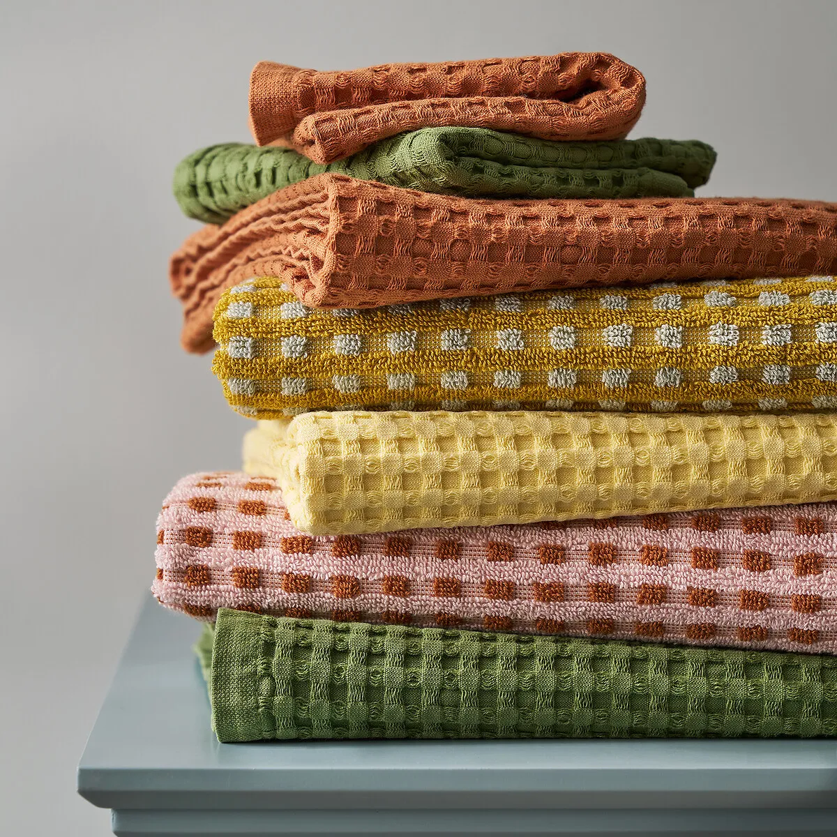 Drap De Bain Coton Effet Nid D'abeille, Tifli — vue 3