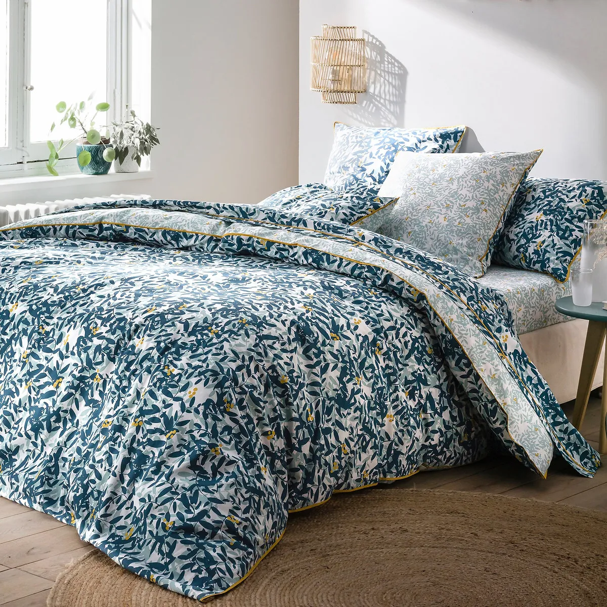 Housse De Couette Percale De Coton, Foliage