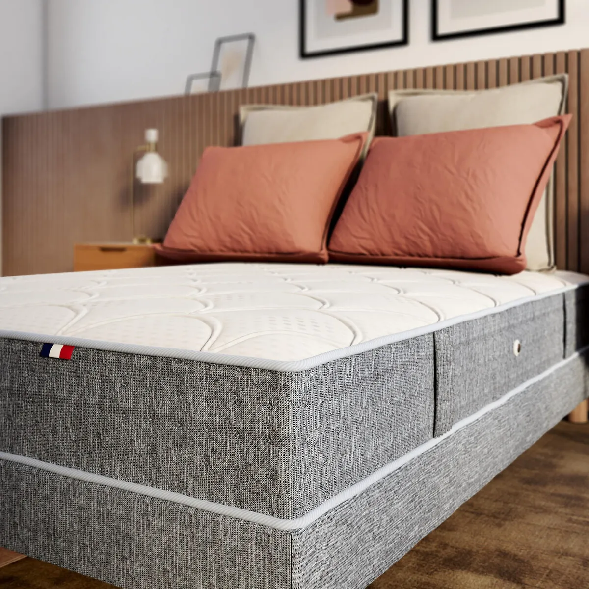 Sommier Tapissier Déco 15 Lattes Souples — vue 3