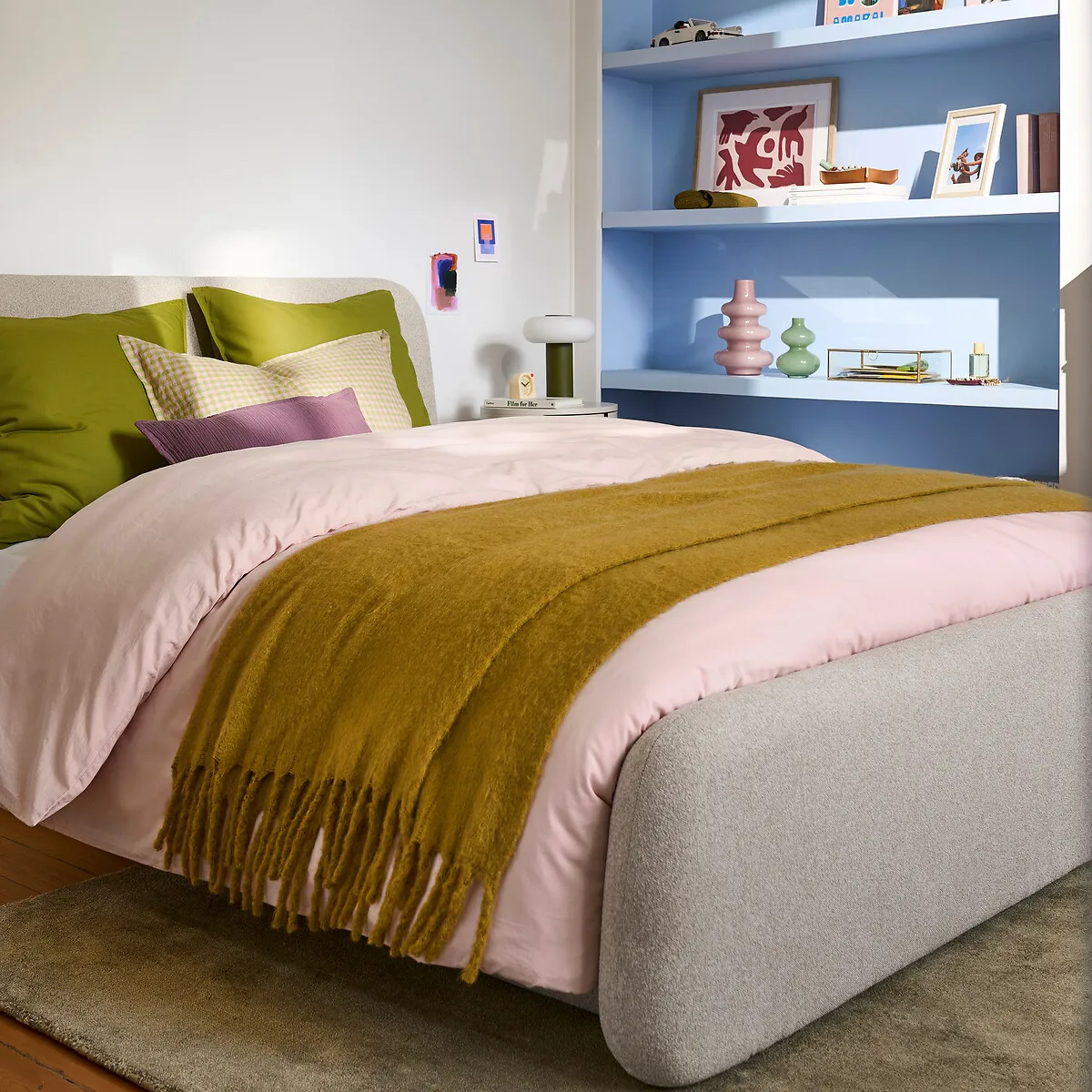 Housse De Couette Unie En Coton Lavé, Scenario — vue 3
