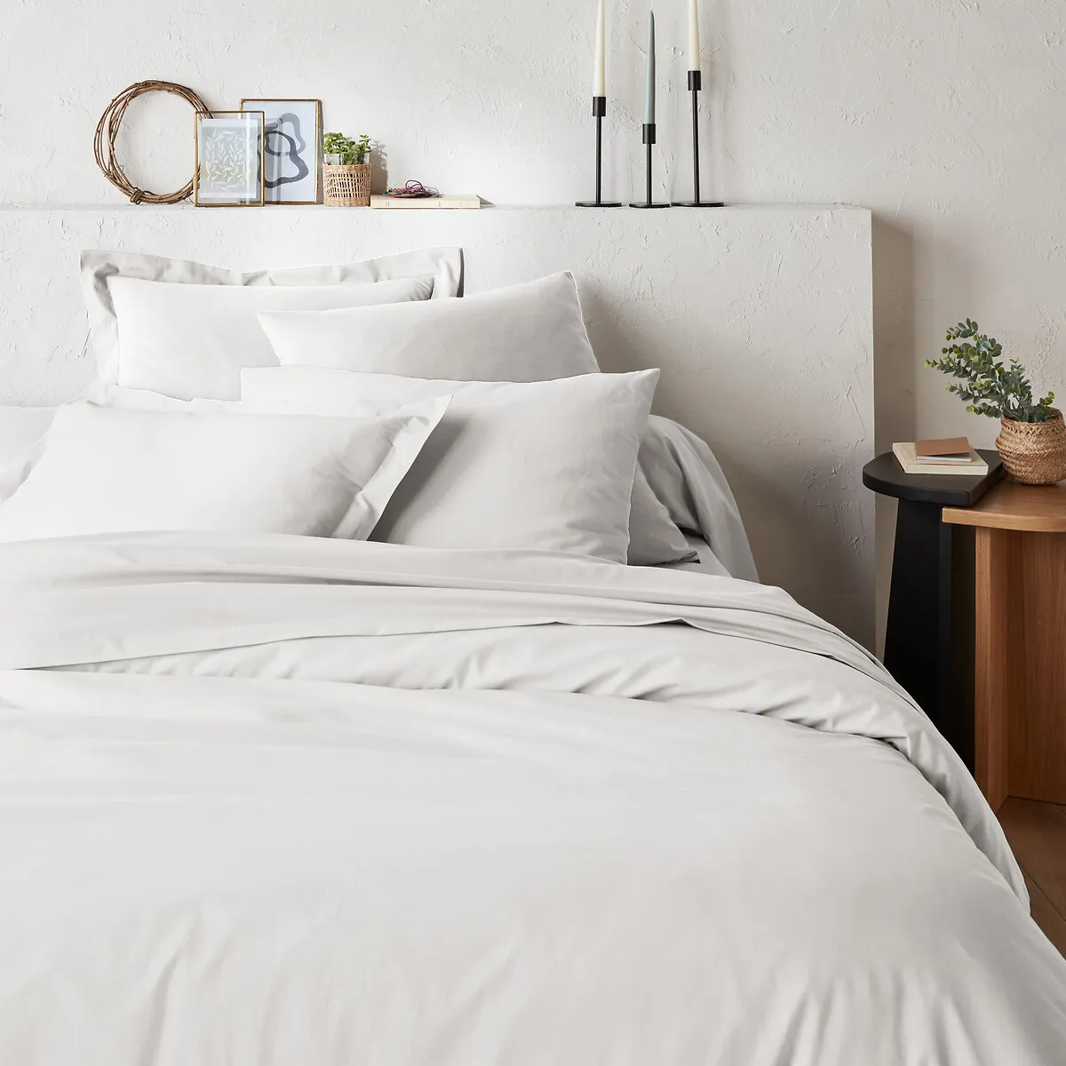 Taie Oreiller Unie En Coton Bio Scenario — vue 3