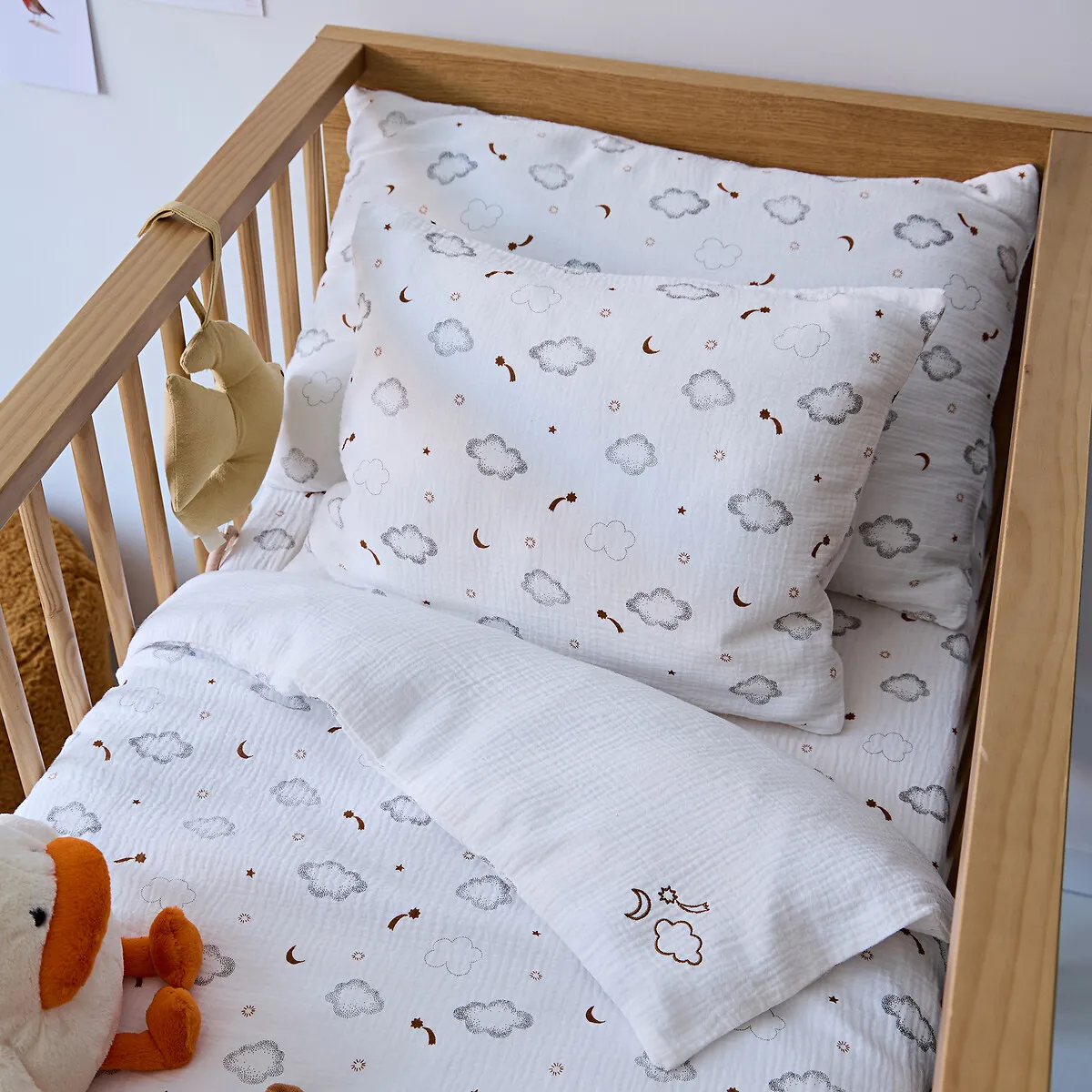 Taie D'oreiller Bébé En Gaze De Coton, Nieva — vue 3