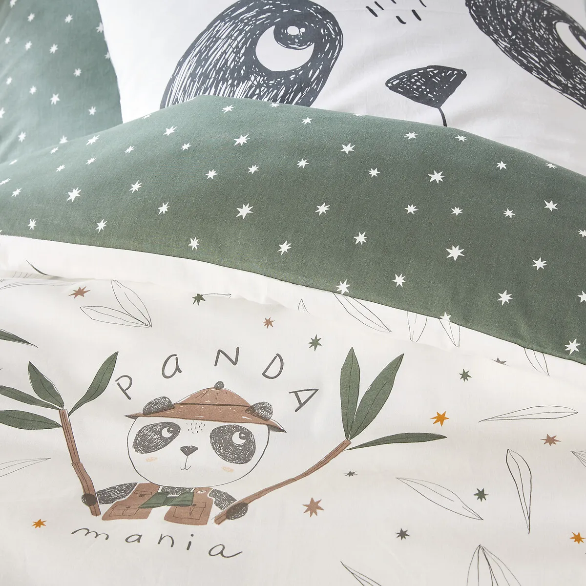 Housse De Couette Coton, Panda Mania — vue 3