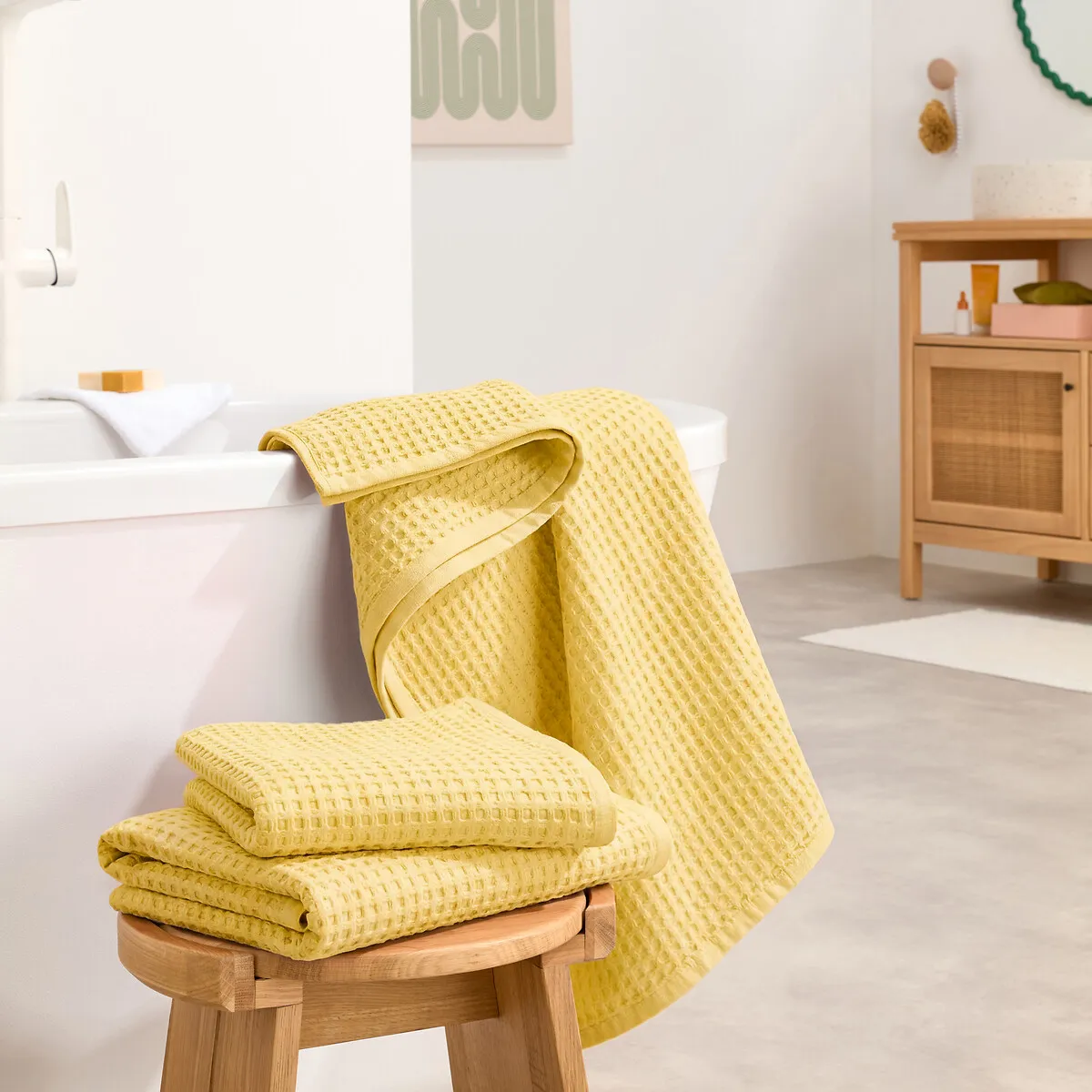 Serviette Coton Nid D'abeille Tifli — vue 3