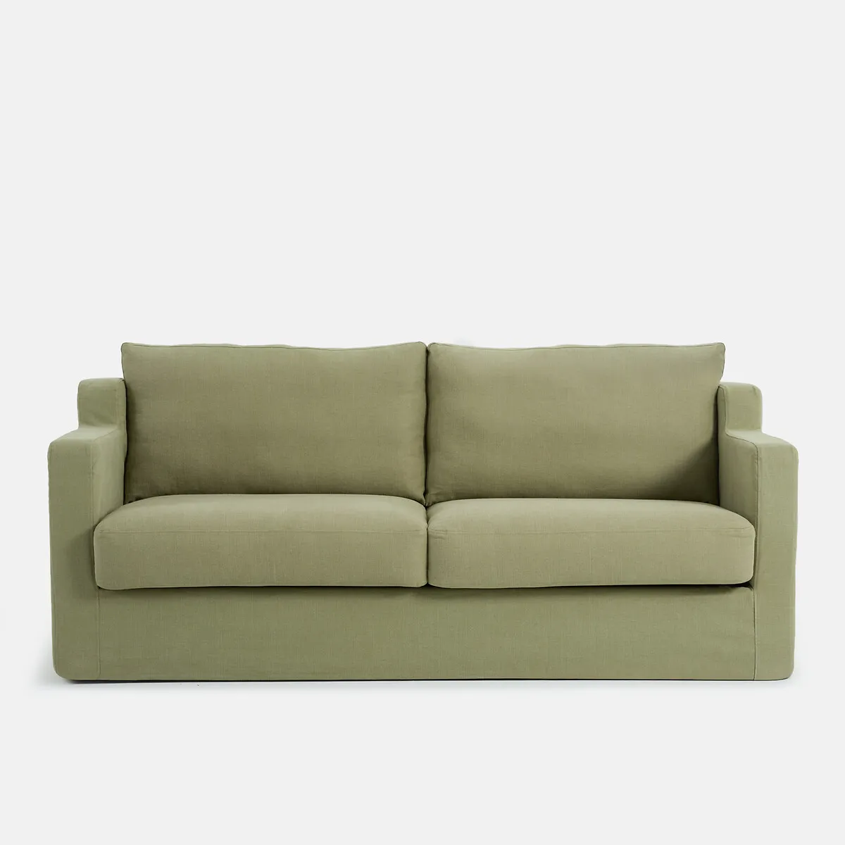 Canapé Droit Déhoussable, 2, 3 Ou 4 Places, En Coton Et Lin, LINETTO