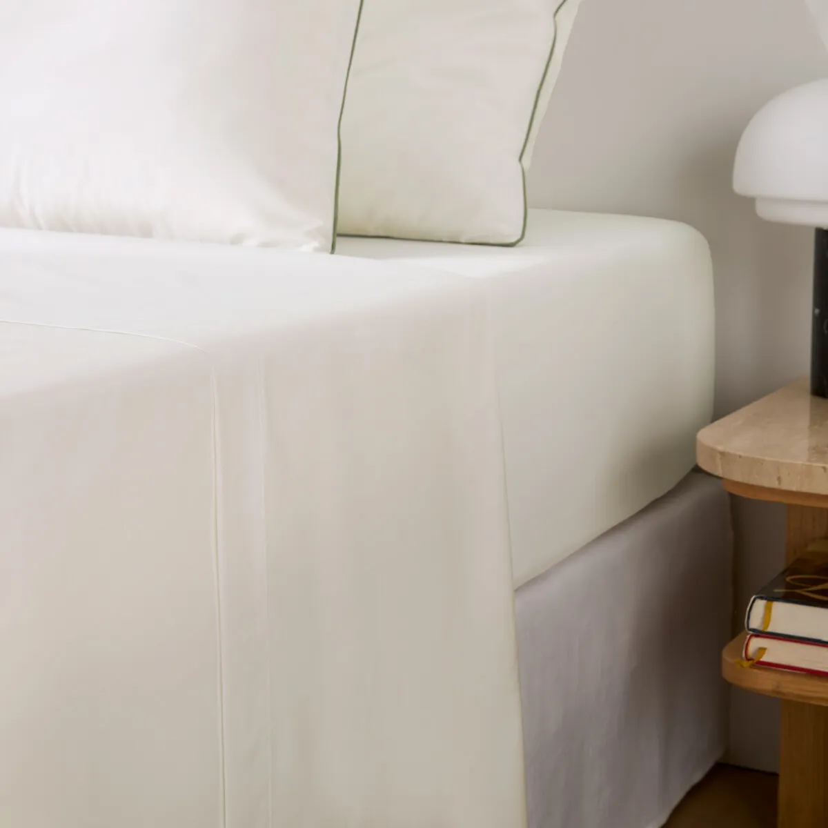 Drap Plat En Percale De Lyocell Et Coton, LONA