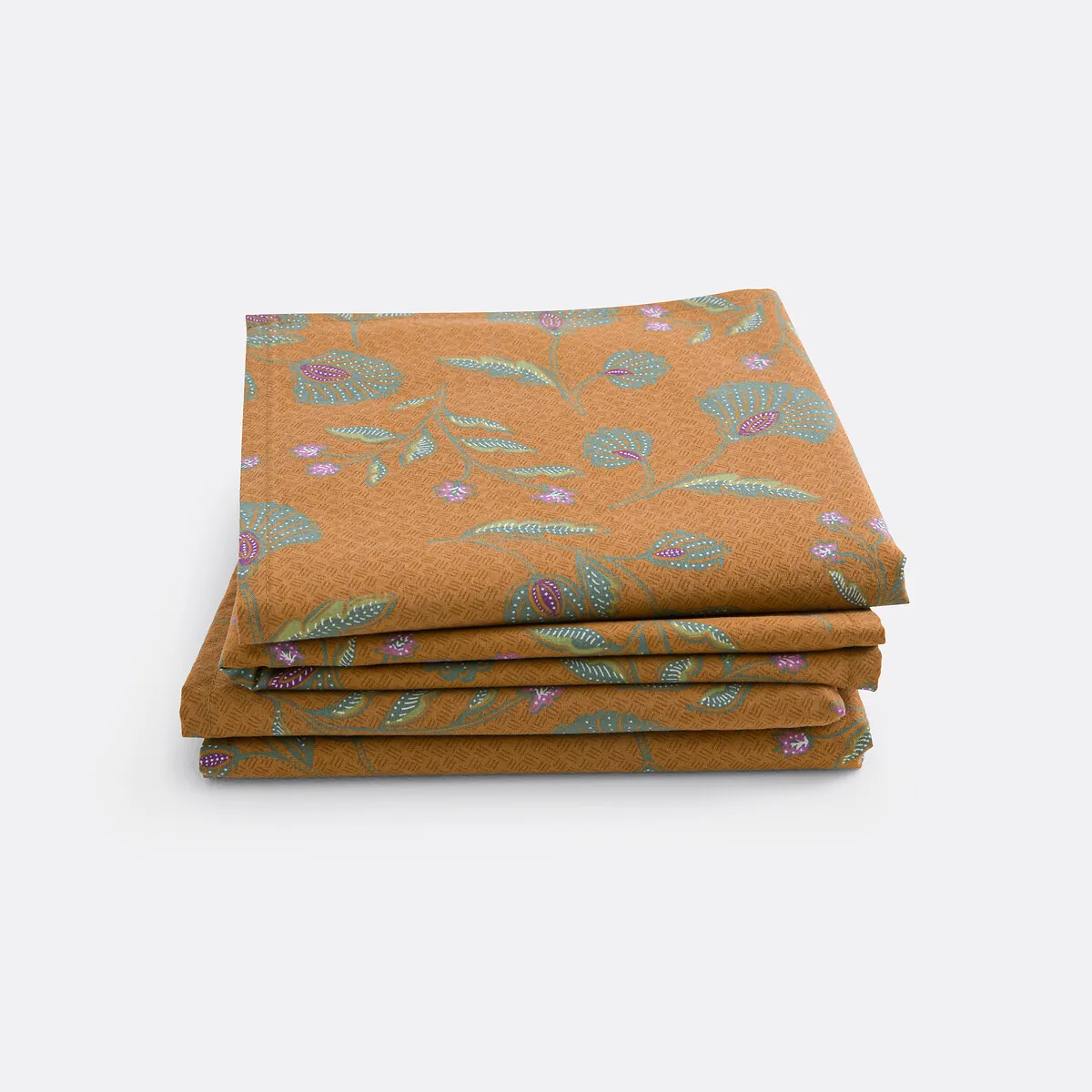 Lot De 4 Serviettes De Table Coton Lavé, Damrey