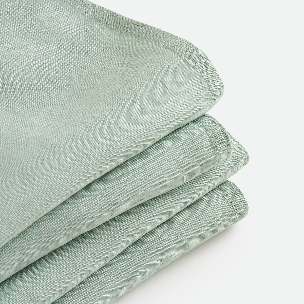 Lot De 4 Serviettes De Table Lin Lavé Victorine — vue 3
