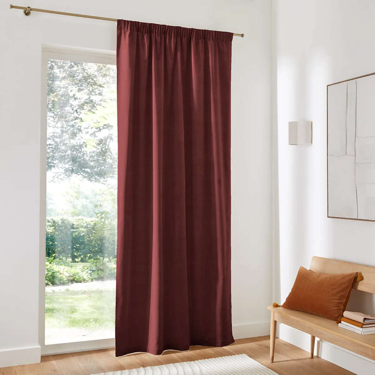 Rideau En Velours, À Galon Fronceur Et Wave, VELVET — vue 3