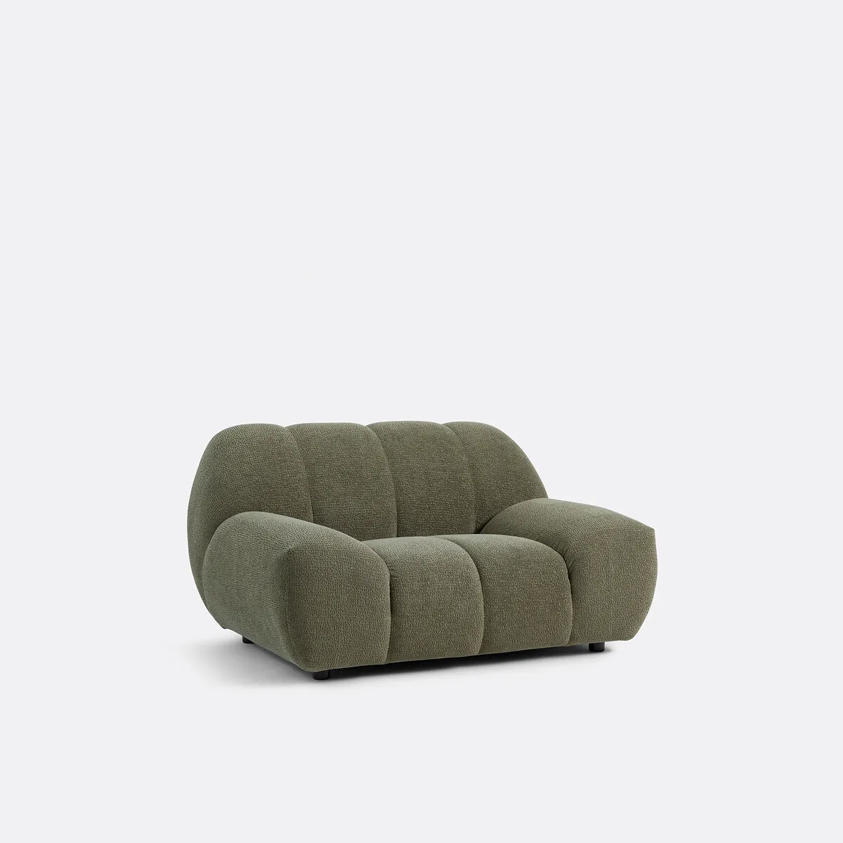 Fauteuil XL, Tissu Relief, Nuria