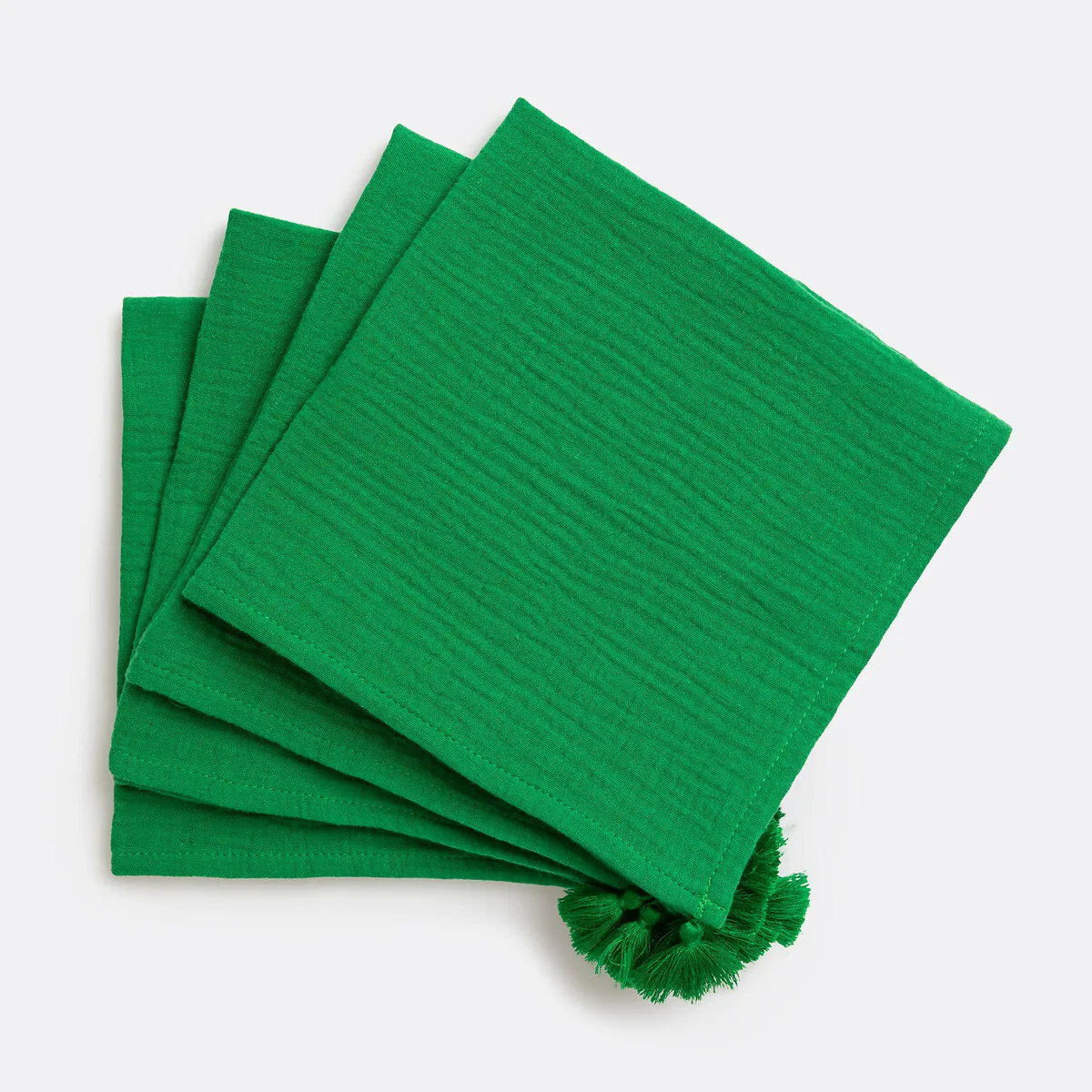 Lot De 4 Serviettes De Table Gaze De Coton, Kumla