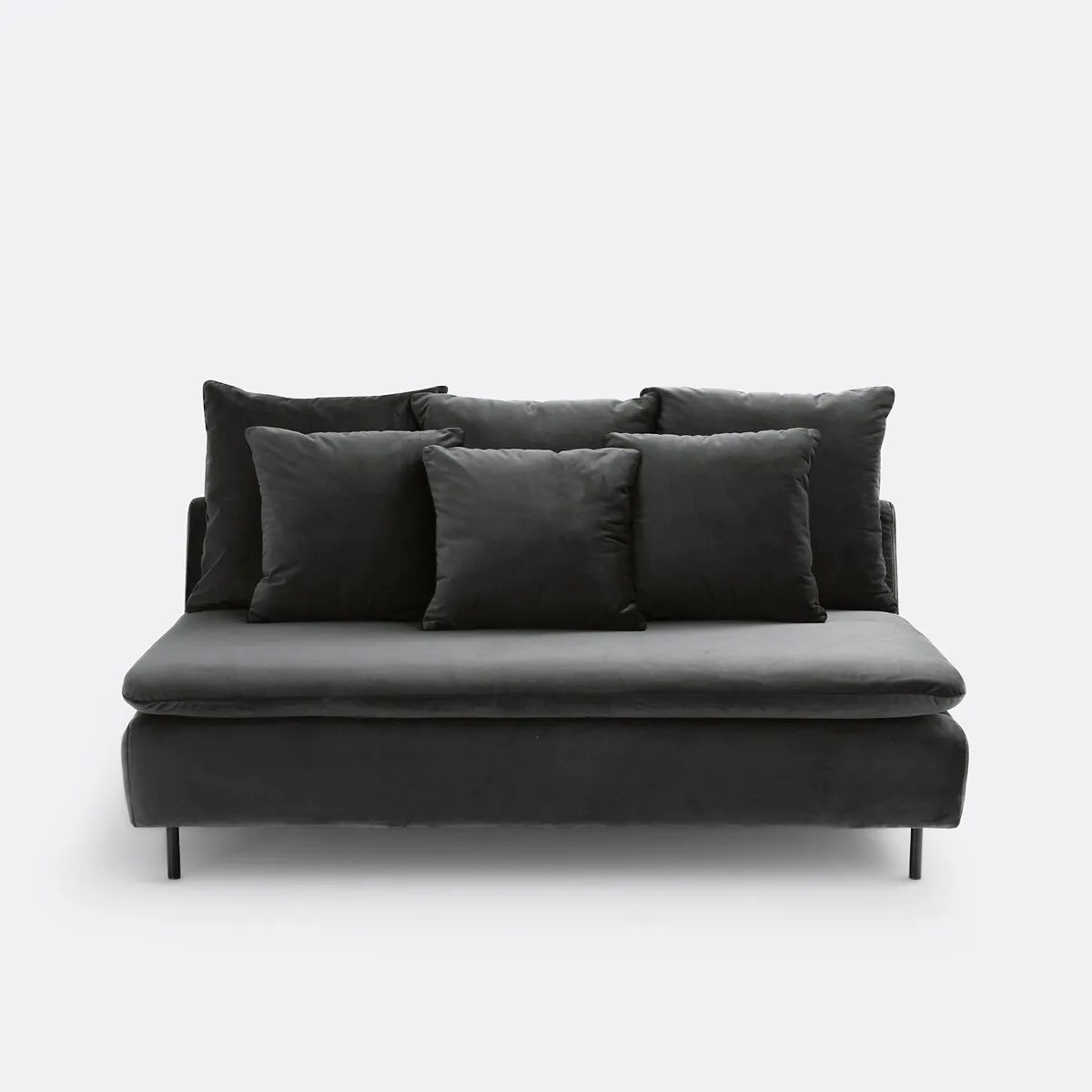 Banquette Modulable Velours, Ivete — vue 3