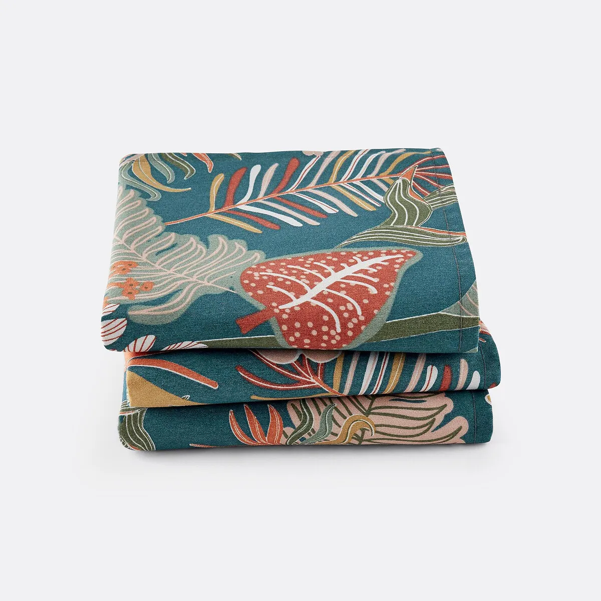 Lot De 3 Serviettes De Table Imprimées Tropic