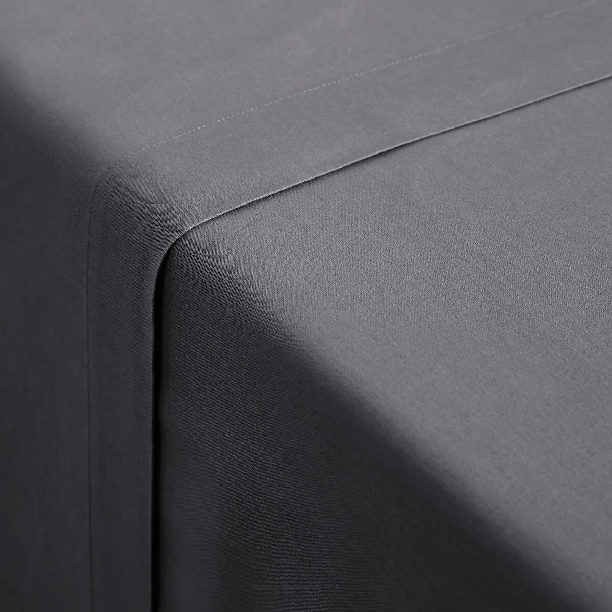 Drap Plat Uni En Coton Lavé, Scenario — vue 3