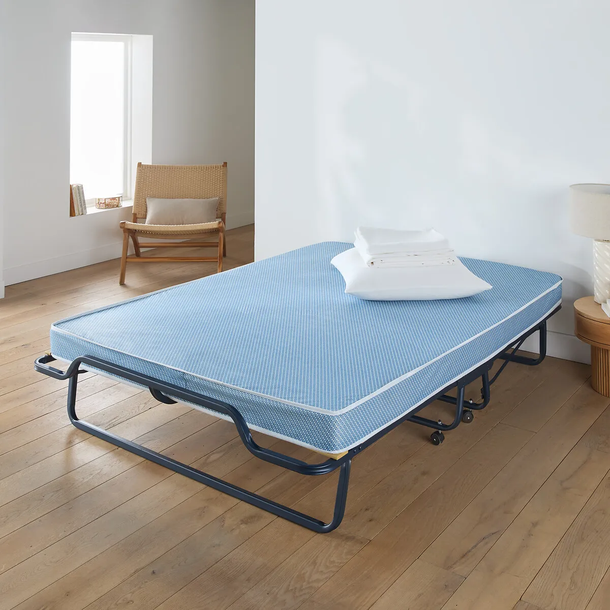 Lit Pliant + Sommier Lattes + Matelas Équilibré