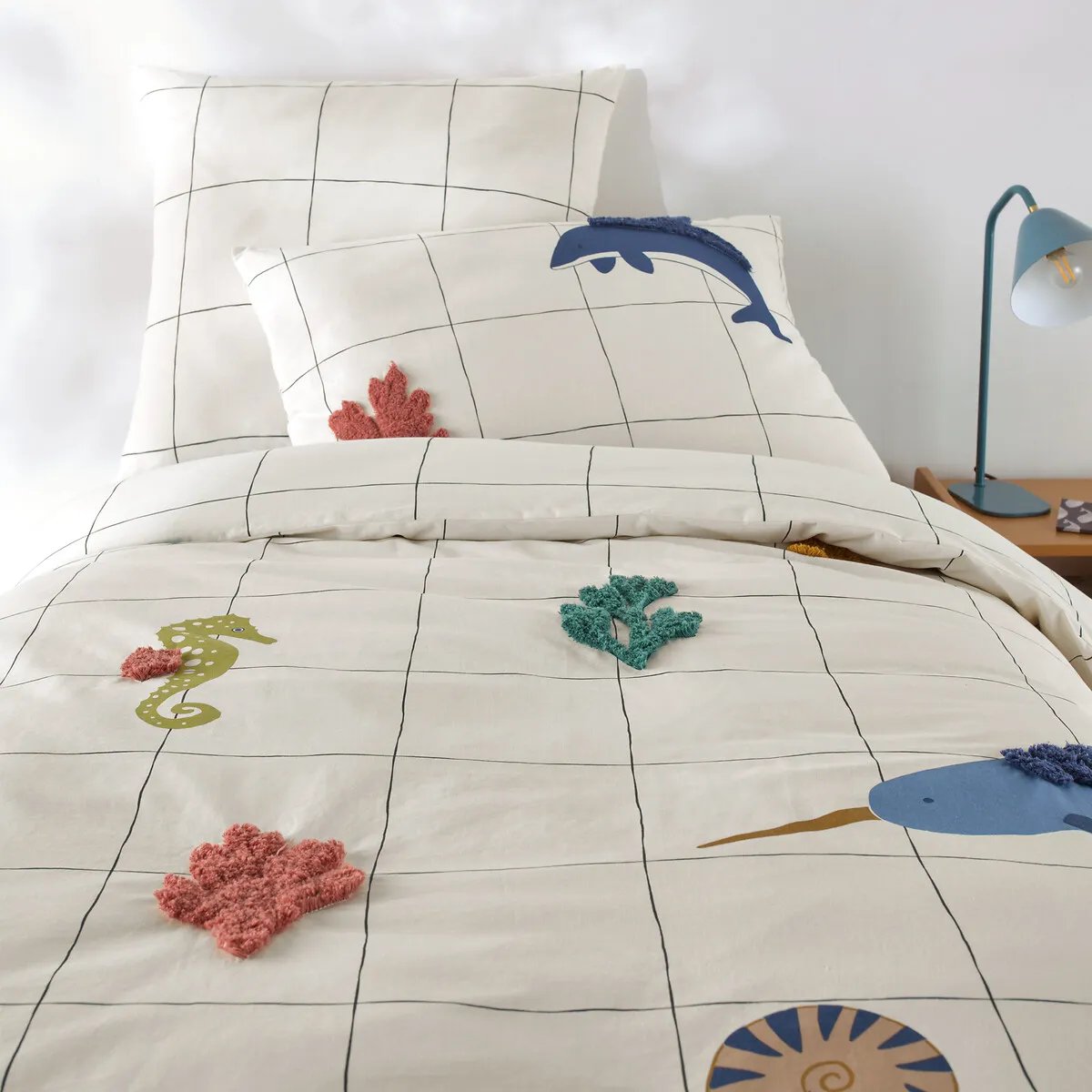 Housse De Couette Enfant, 20% Coton Lavé Recyclé, Heol