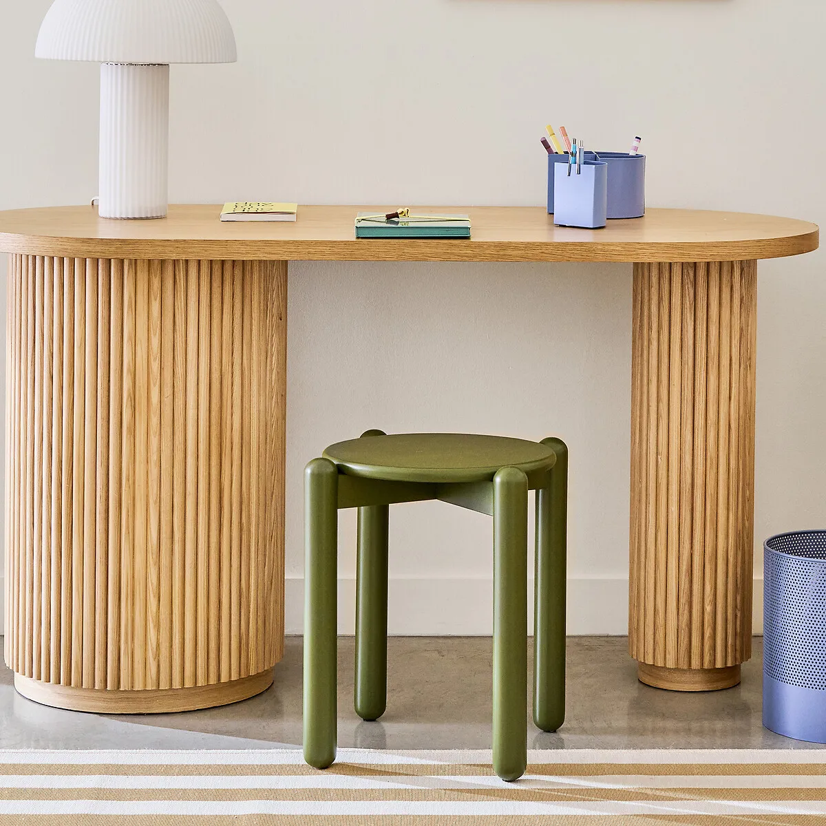 Tabouret Hêtre Massif Coloré, Coloquo — vue 3