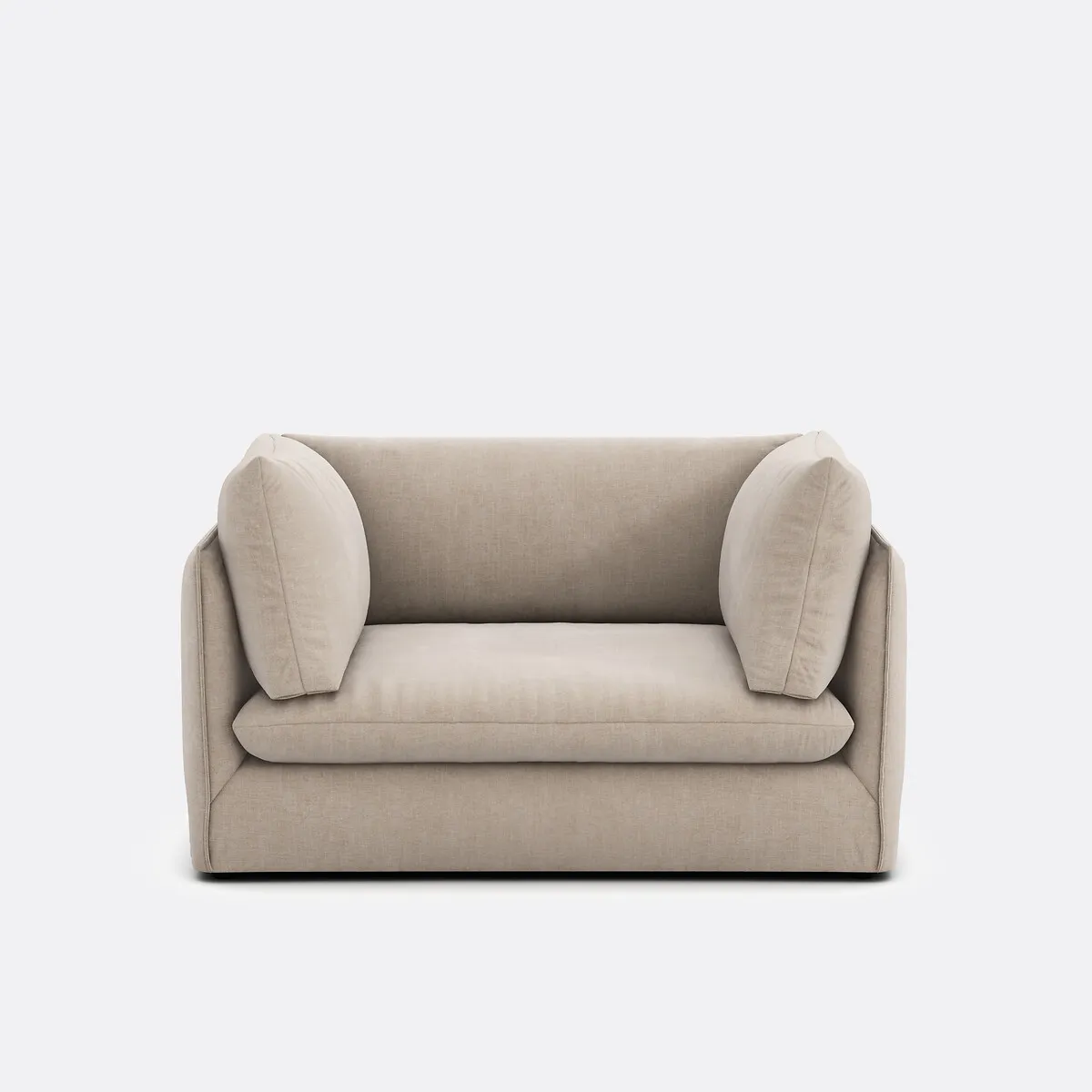 Élément Fauteuil XL Pour Canapé Modulable, En Tissu Texturé, MALO