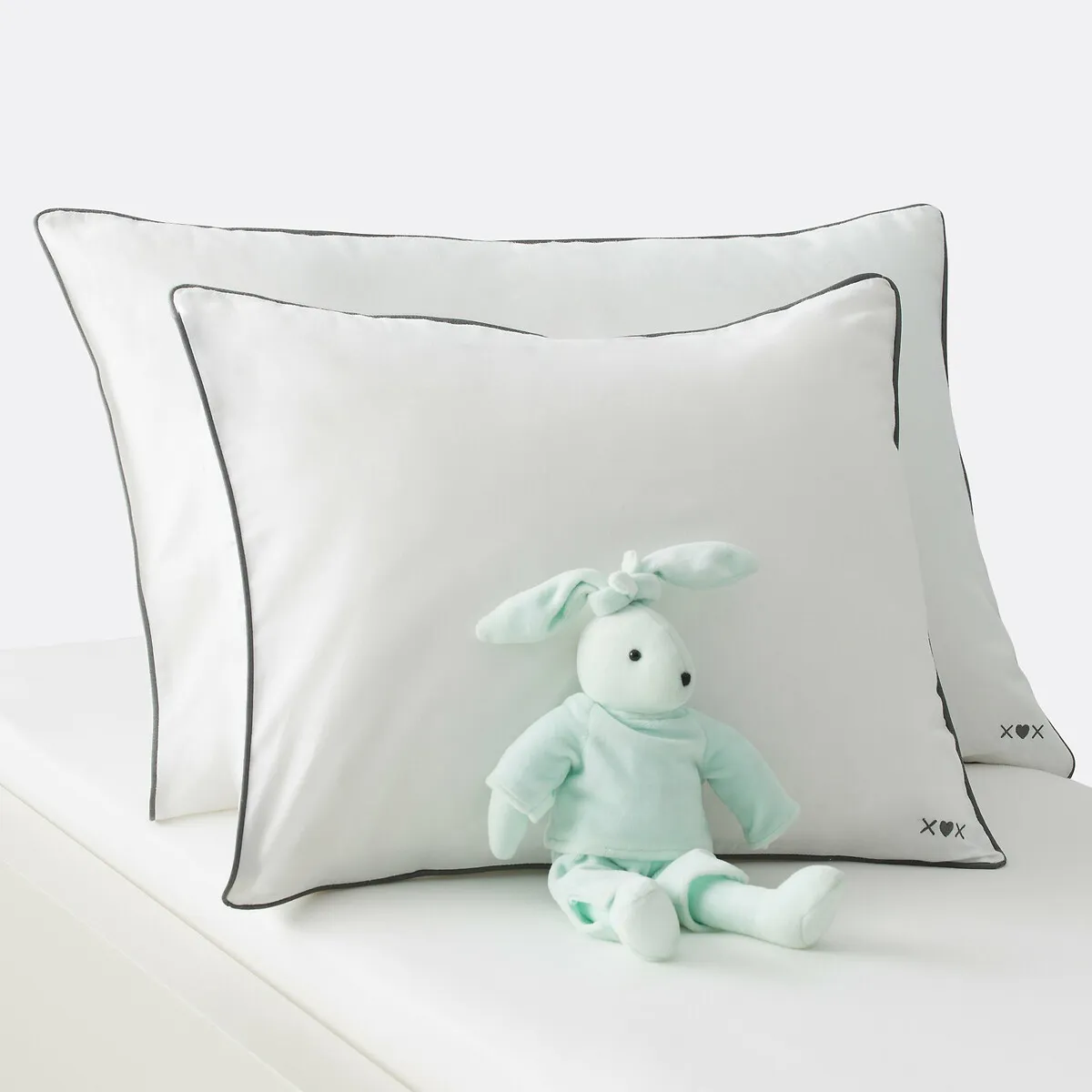 Taie D'oreiller Bébé, Unie, En Coton