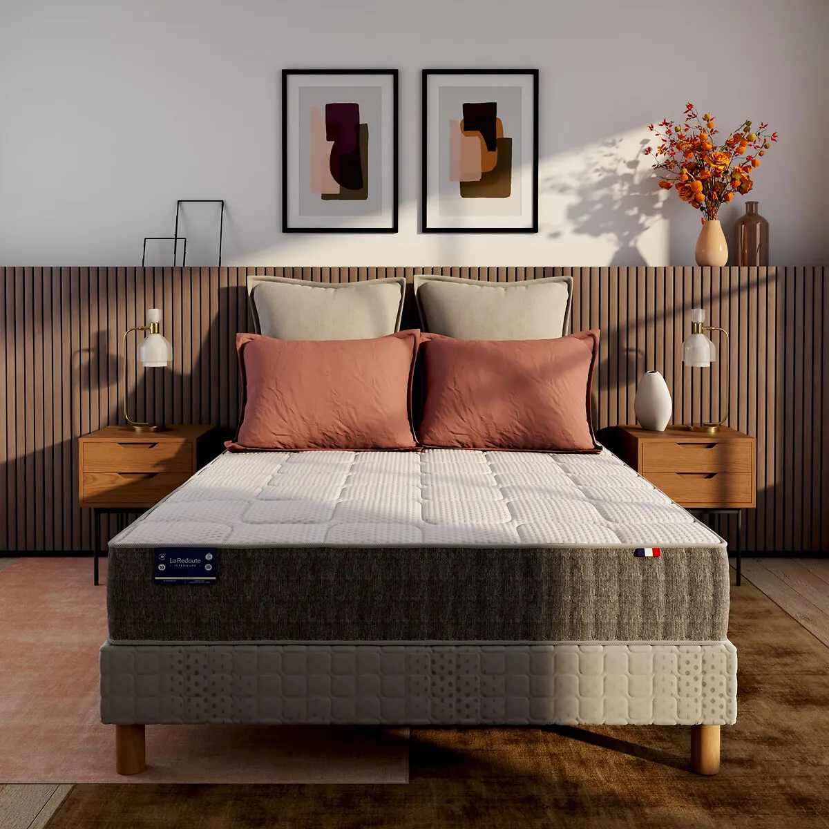 Matelas 672 Ressorts, 7 Zones, Soutien Très Ferme, Accueil Moelleux
