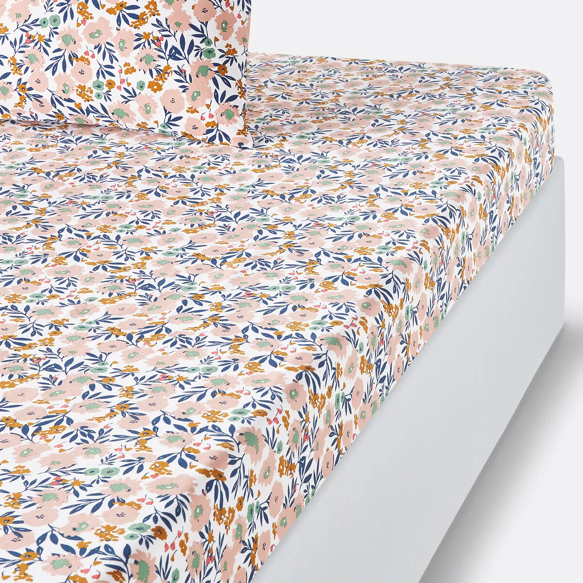 Drap Housse En Percale De Coton Bonnet 30 Cm Ohara