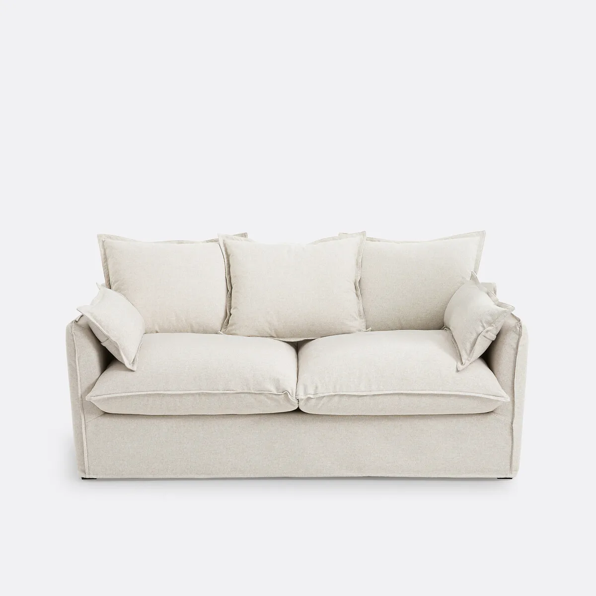 Canapé 2 Ou 3 Places, Convertible, Déhoussable, En Polyester, ODNA