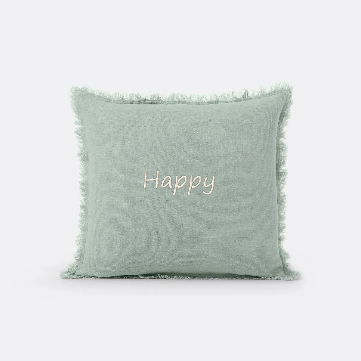 Housse Coussin Pur Lin Lavé Personnalisée, Linange — vue 3