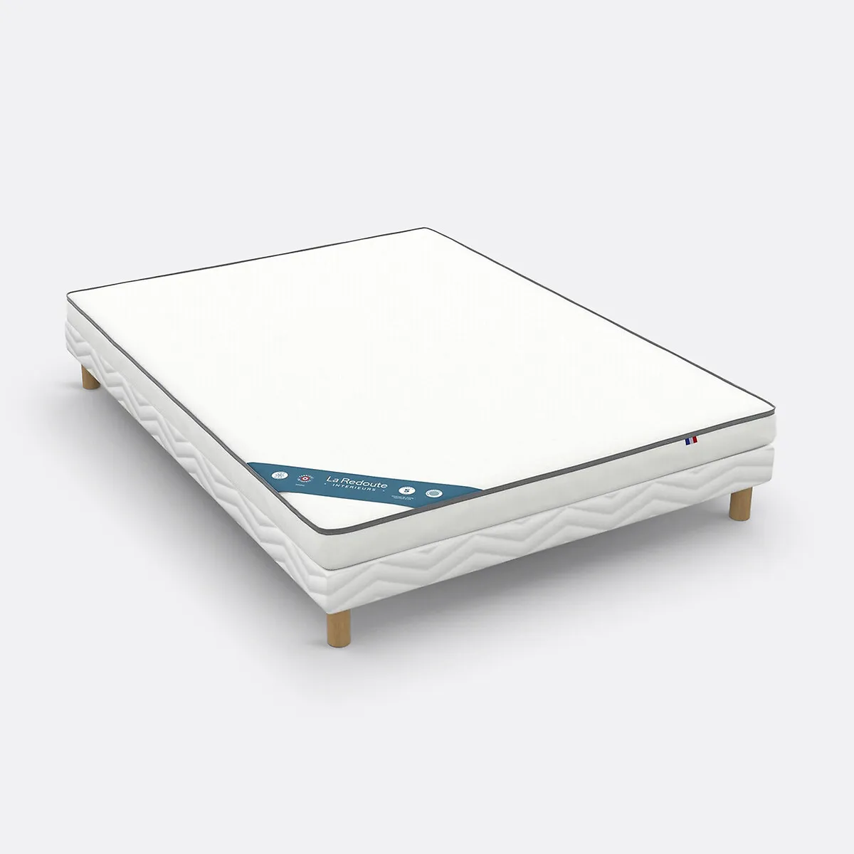 Ensemble Matelas Mousse, Soutien Mi-ferme Et Sommier