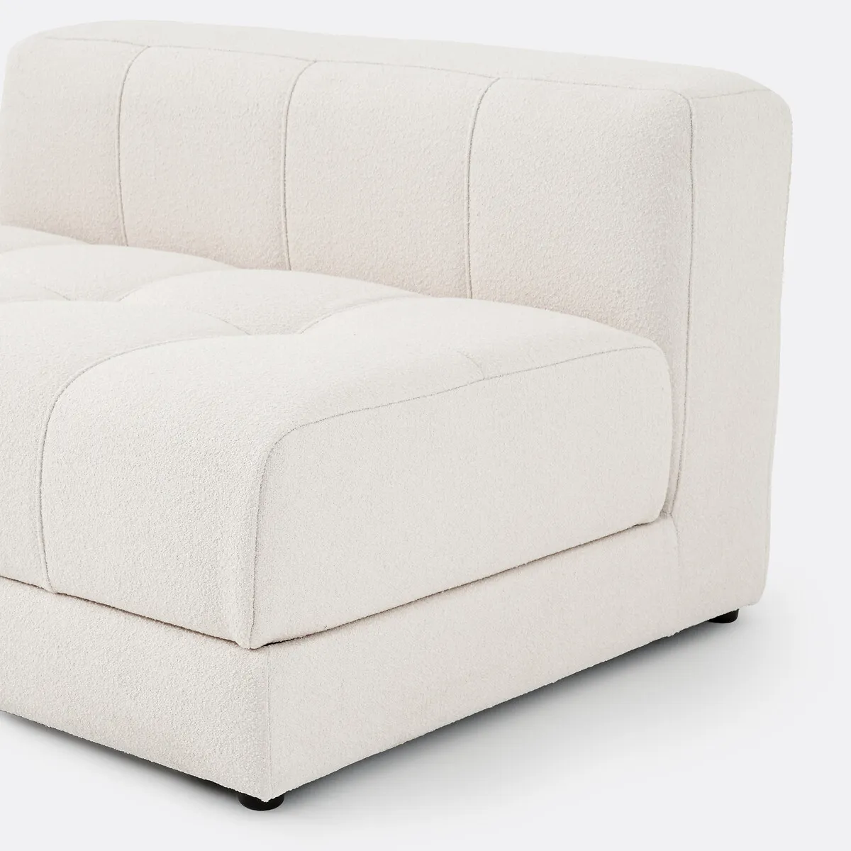 Banquette Assise Pivotante, Gauche, Modulable, En Bouclette Fine, FANO — vue 3