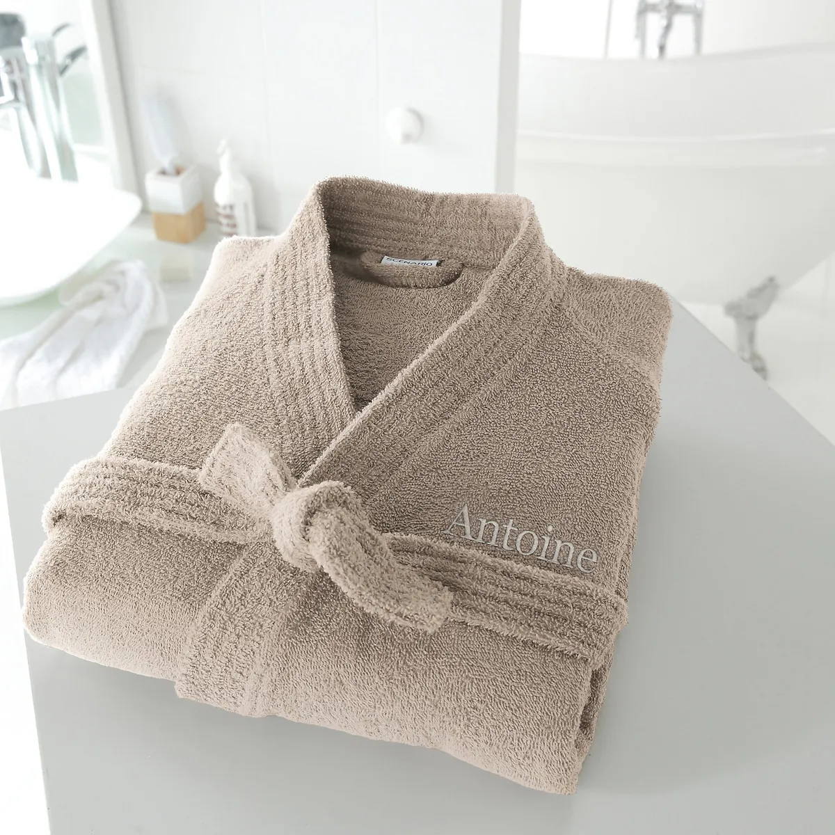 Peignoir Kimono Personnalisé 350 G/m2, Scénario