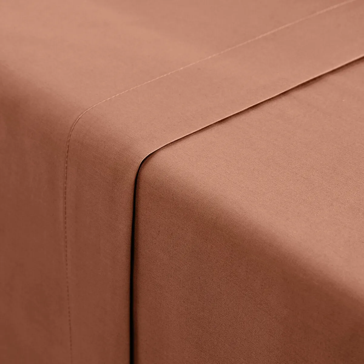 Drap Plat Uni En Percale De Coton, 80 Fils, Scenario — vue 3