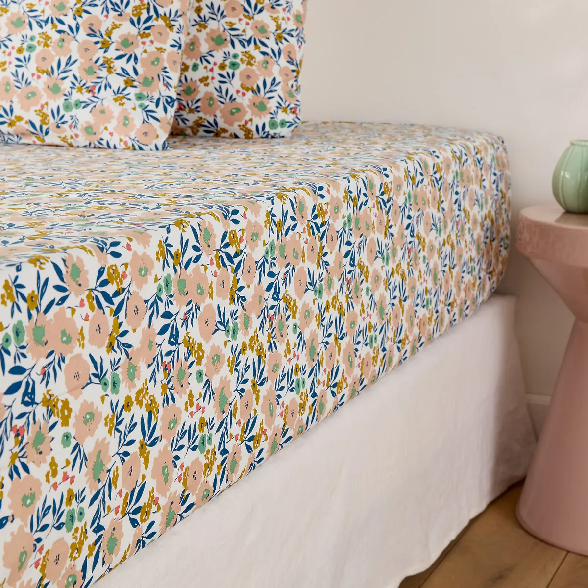 Drap Housse En Percale De Coton Bonnet 30 Cm Ohara