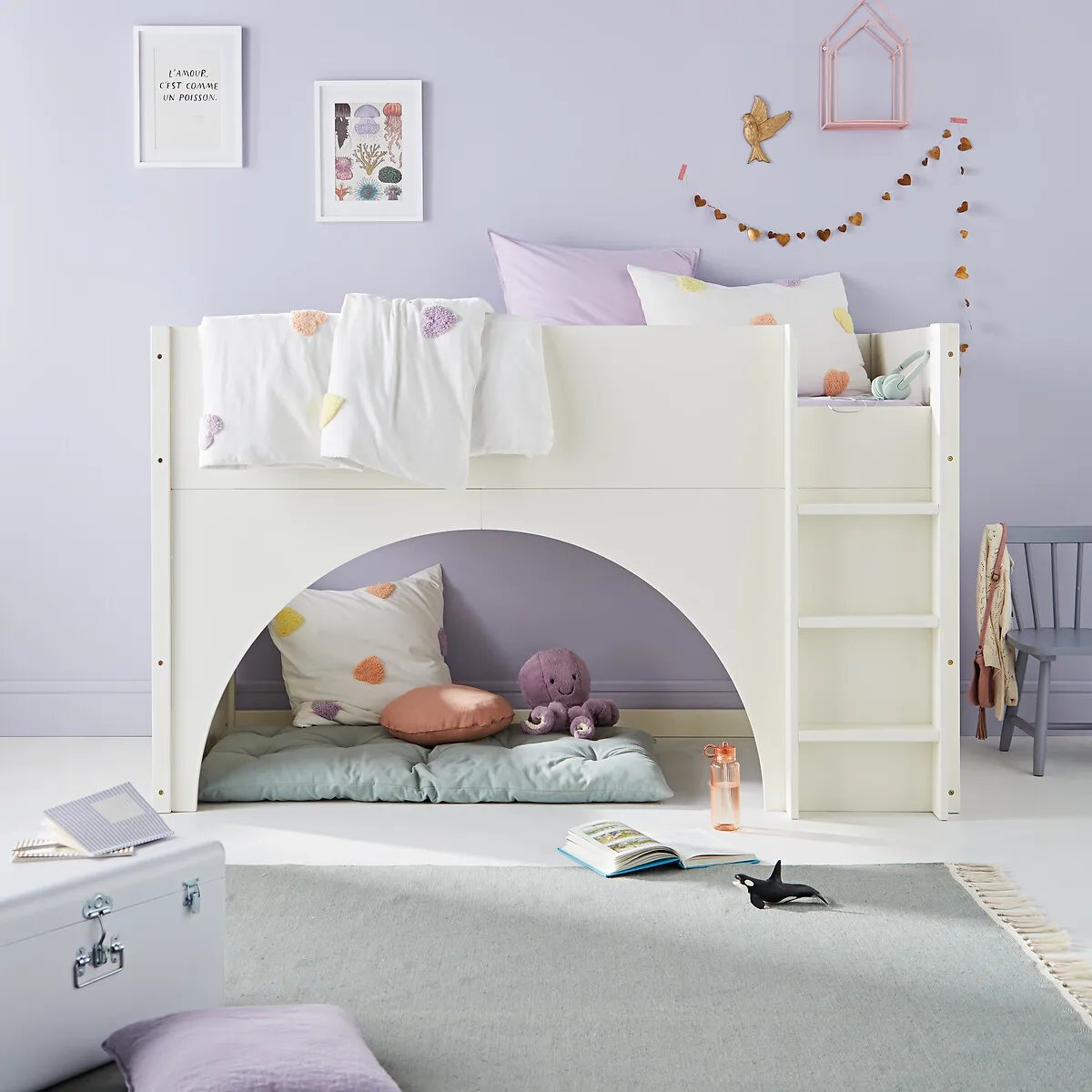 Lit Mi-hauteur Enfant, Arch — vue 3